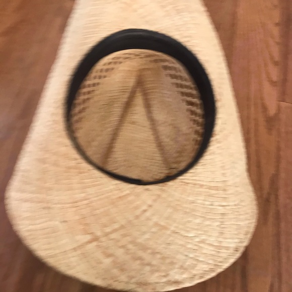 Shady Brady Cowgirl Hat Straw Rattan - Picture 6 of 6